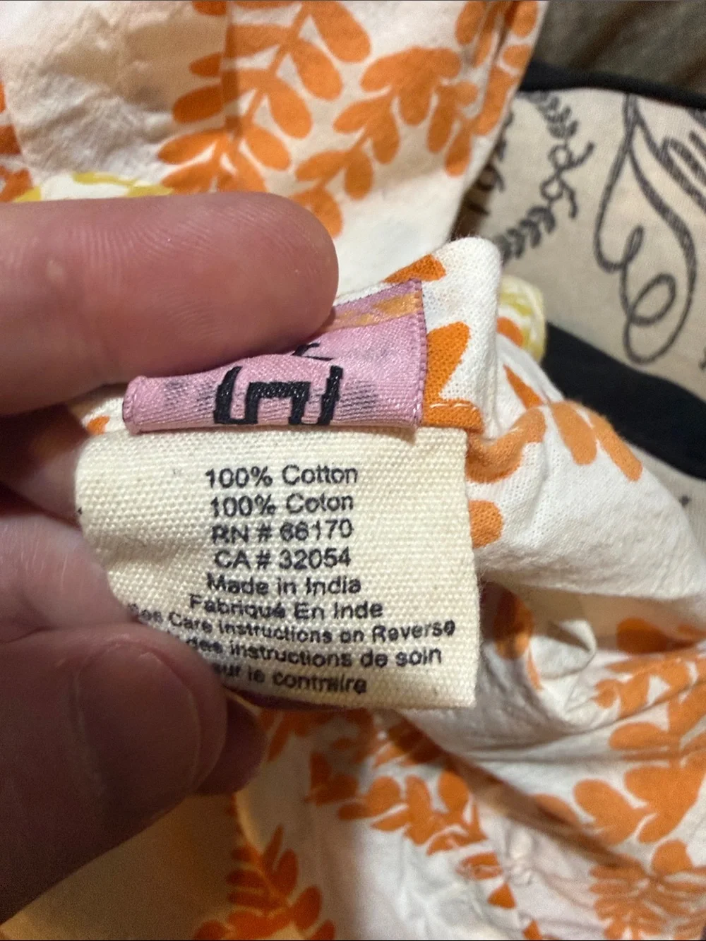 Orange Leaf Pattern pillow shams Urban Outfitters … Magical Thinking is brand